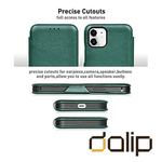 Laptop, Telefoane si Tablete - Telefoane mobile si accesorii - Accesorii Telefoane - Huse telefoane - Husa pentru Honor Magic5 Lite, Dalip Flip Safe Protect, Verde - Infinity.ro