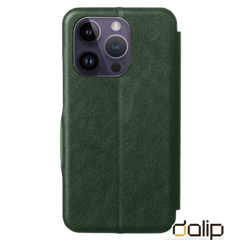 Laptop, Telefoane si Tablete - Telefoane mobile si accesorii - Accesorii Telefoane - Huse telefoane - Husa pentru Honor Magic5 Lite, Dalip Flip Safe Protect, Verde - Infinity.ro