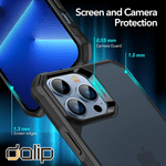 Laptop, Telefoane si Tablete - Telefoane mobile si accesorii - Accesorii Telefoane - Huse telefoane - Husa pentru Apple iPhone 15 Pro Max, Dalip Ultra Bullet Proof, Silicon, Negru - Infinity.ro