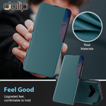 Laptop, Telefoane si Tablete - Telefoane mobile si accesorii - Accesorii Telefoane - Huse telefoane - Husa Smart Fold Dalip, pentru Samsung Galaxy A70/A70s, Premium TPU, Verde - Infinity.ro