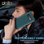Laptop, Telefoane si Tablete - Telefoane mobile si accesorii - Accesorii Telefoane - Huse telefoane - Husa Smart Fold Dalip, pentru Samsung Galaxy A70/A70s, Premium TPU, Verde - Infinity.ro