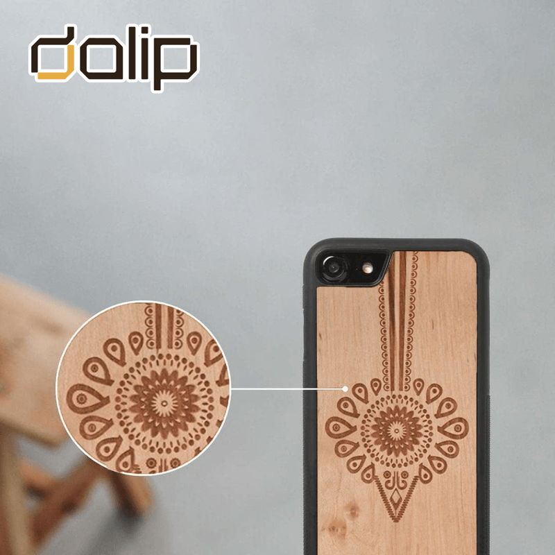 Laptop, Telefoane si Tablete - Telefoane mobile si accesorii - Accesorii Telefoane - Huse telefoane - Husa pentru Samsung Galaxy S8 Plus, Dalip CoolBumper, Termoplastic, Model Mandala, Maro - Infinity.ro