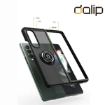 Laptop, Telefoane si Tablete - Telefoane mobile si accesorii - Accesorii Telefoane - Huse telefoane - Husa pentru Samsung Galaxy Z Fold 3 5G, Dalip MIL STD Mag Ring, HQ TPU, Negru - Infinity.ro