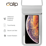 Laptop, Telefoane si Tablete - Telefoane mobile si accesorii - Accesorii Telefoane - Huse telefoane - Husa pentru telefoane pana 6.8 inch, Dalip UnderwaterPro IPX8, adancime maxima 30m, PVC, Argintiu - Infinity.ro