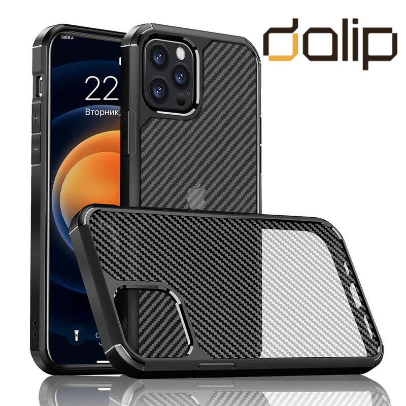 Laptop, Telefoane si Tablete - Telefoane mobile si accesorii - Accesorii Telefoane - Huse telefoane - Husa pentru Apple iPhone 11, Dalip C-Electric, Poliuretan Termoplastic, Negru-Transparent - Infinity.ro