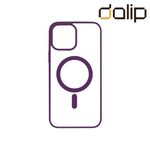 Laptop, Telefoane si Tablete - Telefoane mobile si accesorii - Accesorii Telefoane - Huse telefoane - Husa pentru Apple iPhone 13 Pro Max, Dalip Magsafe Charge, Silicon Ultra Clear, Mov-Transparent - Infinity.ro