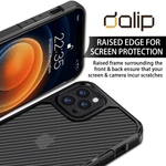 Laptop, Telefoane si Tablete - Telefoane mobile si accesorii - Accesorii Telefoane - Huse telefoane - Husa pentru Apple iPhone 11, Dalip C-Electric, Poliuretan Termoplastic, Negru-Transparent - Infinity.ro