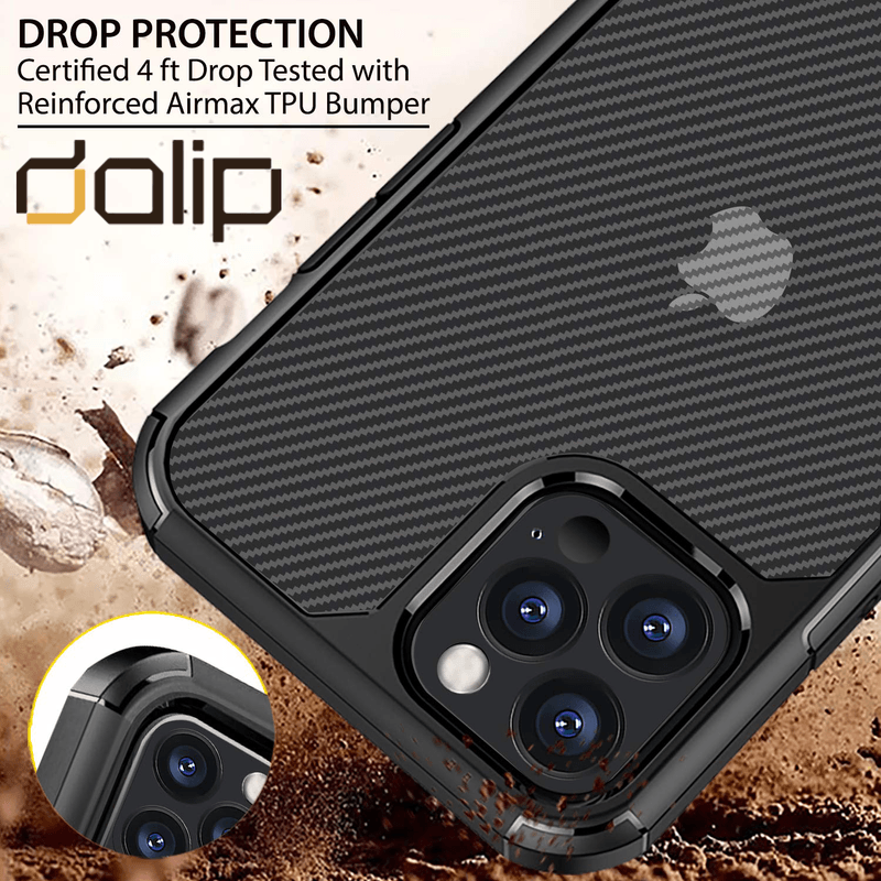 Laptop, Telefoane si Tablete - Telefoane mobile si accesorii - Accesorii Telefoane - Huse telefoane - Husa pentru Apple iPhone 11, Dalip C-Electric, Poliuretan Termoplastic, Negru-Transparent - Infinity.ro