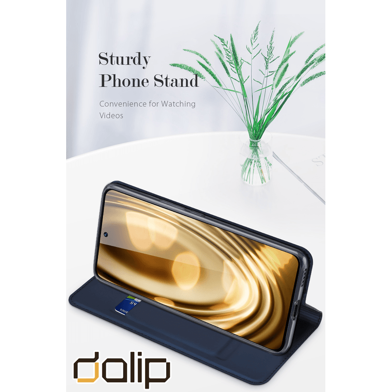 Laptop, Telefoane si Tablete - Telefoane mobile si accesorii - Accesorii Telefoane - Huse telefoane - Husa Flip pentru Samsung Galaxy A54, Business Book Cover Dalip, HQ TPU, Albastru - Infinity.ro