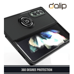 Laptop, Telefoane si Tablete - Telefoane mobile si accesorii - Accesorii Telefoane - Huse telefoane - Husa pentru Samsung Galaxy Z Fold 3 5G, Dalip MIL STD Mag Ring, HQ TPU, Negru - Infinity.ro