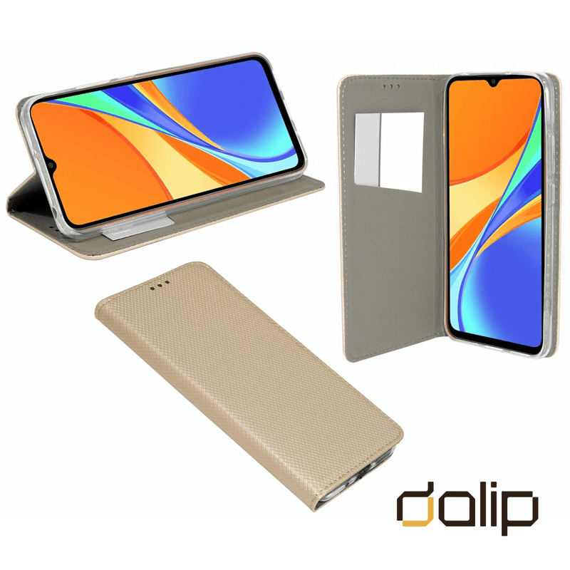 Laptop, Telefoane si Tablete - Telefoane mobile si accesorii - Accesorii Telefoane - Huse telefoane - Husa pentru RealMe GT Neo 3T, Dalip Flip MagSmart, Auriu - Infinity.ro