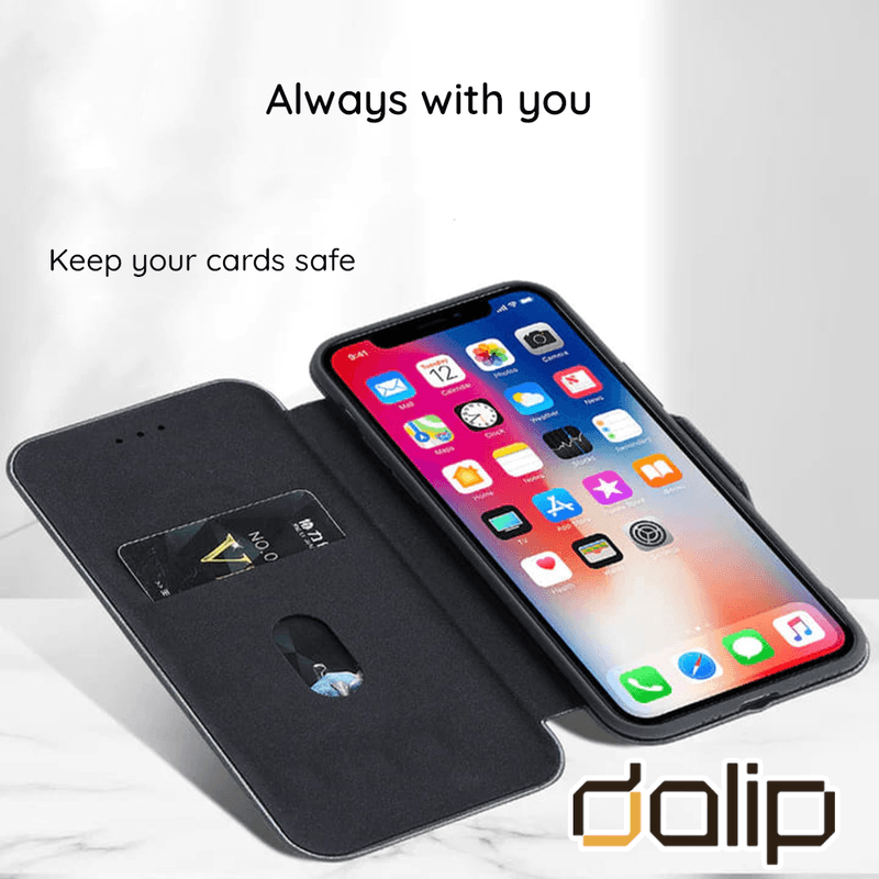 Laptop, Telefoane si Tablete - Telefoane mobile si accesorii - Accesorii Telefoane - Huse telefoane - Husa pentru Samsung Galaxy A34 5G, Dalip Flip Safe Protect, Negru - Infinity.ro