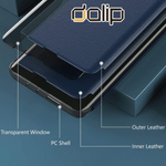 Laptop, Telefoane si Tablete - Telefoane mobile si accesorii - Accesorii Telefoane - Huse telefoane - Husa Flip pentru Huawei P30, Dalip Split Mad View, Piele Ecologica Ultra Rezistenta, Albastru - Infinity.ro