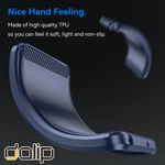 Laptop, Telefoane si Tablete - Telefoane mobile si accesorii - Accesorii Telefoane - Huse telefoane - Husa pentru Iphone 11 Pro, Dalip Carbon Fuse, HQ TPU, Bleumarin - Infinity.ro