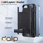 Laptop, Telefoane si Tablete - Telefoane mobile si accesorii - Accesorii Telefoane - Huse telefoane - Husa pentru Google Pixel 8 Pro, Dalip Boost Hybrid Armor Kickstand, Negru - Infinity.ro