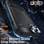 Laptop, Telefoane si Tablete - Telefoane mobile si accesorii - Accesorii Telefoane - Huse telefoane - Husa pentru Samsung Galaxy A14 4G / A14 5G, Dalip Boost Hybrid Armor Kickstand, Negru - Infinity.ro