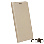 Laptop, Telefoane si Tablete - Telefoane mobile si accesorii - Accesorii Telefoane - Huse telefoane - Husa pentru Samsung Galaxy J5 2017, Dalip Flip MagSmart, Auriu - Infinity.ro