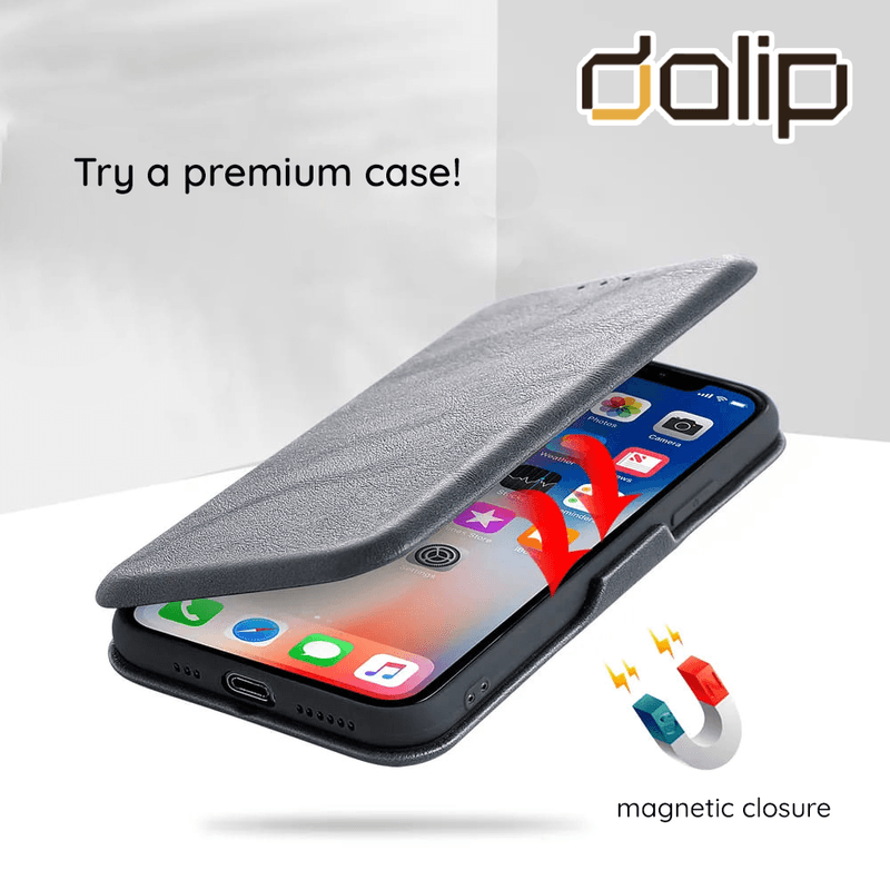 Laptop, Telefoane si Tablete - Telefoane mobile si accesorii - Accesorii Telefoane - Huse telefoane - Husa pentru Samsung Galaxy S23 Plus, Dalip Flip Safe Protect, Negru - Infinity.ro