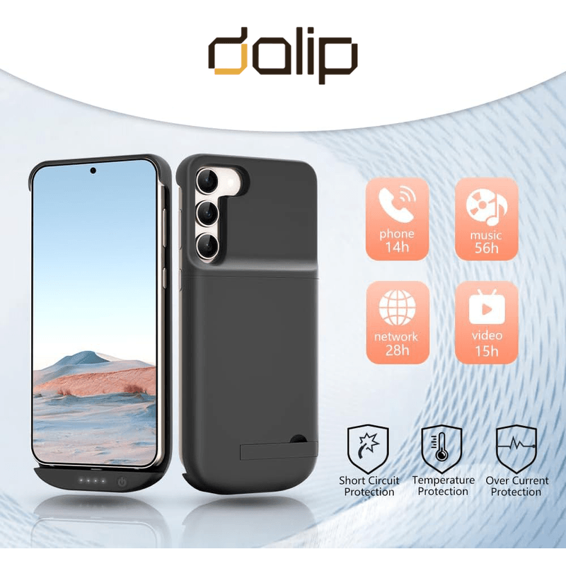 Laptop, Telefoane si Tablete - Telefoane mobile si accesorii - Accesorii Telefoane - Huse telefoane - Husa pentru Samsung Galaxy S23, Dalip Flash Bank, TPU, 5000mAh, Negru - Infinity.ro