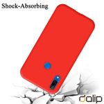 Laptop, Telefoane si Tablete - Telefoane mobile si accesorii - Accesorii Telefoane - Huse telefoane - Husa pentru Huawei Y6 2019, Dalip SoftPlus, TPU, Rosu - Infinity.ro