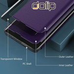 Laptop, Telefoane si Tablete - Telefoane mobile si accesorii - Accesorii Telefoane - Huse telefoane - Husa Flip pentru Huawei P30, Dalip Split Mad View, Piele Ecologica Ultra Rezistenta, Mov - Infinity.ro