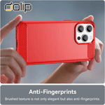 Laptop, Telefoane si Tablete - Telefoane mobile si accesorii - Accesorii Telefoane - Huse telefoane - Husa pentru Samsung Galaxy Note 10+/Note 10 Plus, Dalip Carbon Fuse, HQ TPU, Rosu - Infinity.ro