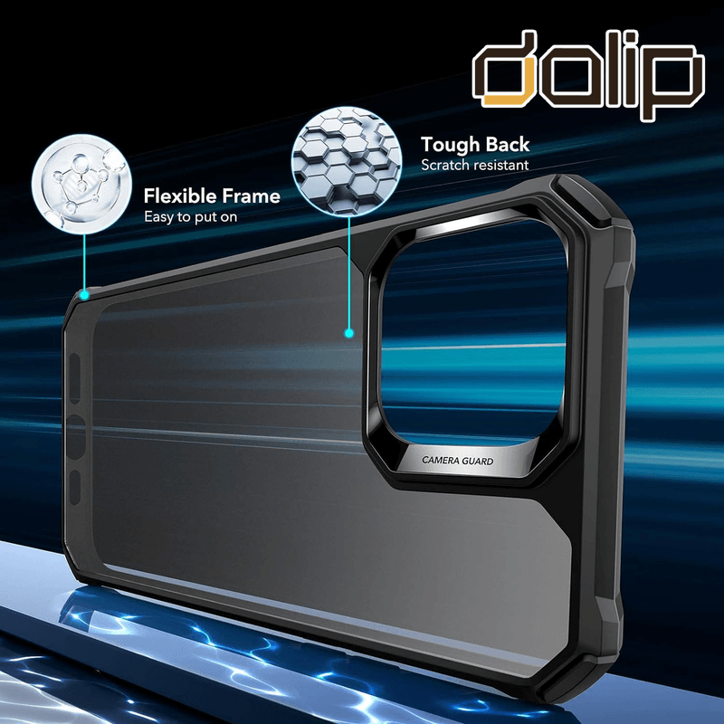 Laptop, Telefoane si Tablete - Telefoane mobile si accesorii - Accesorii Telefoane - Huse telefoane - Husa pentru Apple iPhone 15 Plus, Dalip Ultra Bullet Proof, Silicon, Negru - Infinity.ro