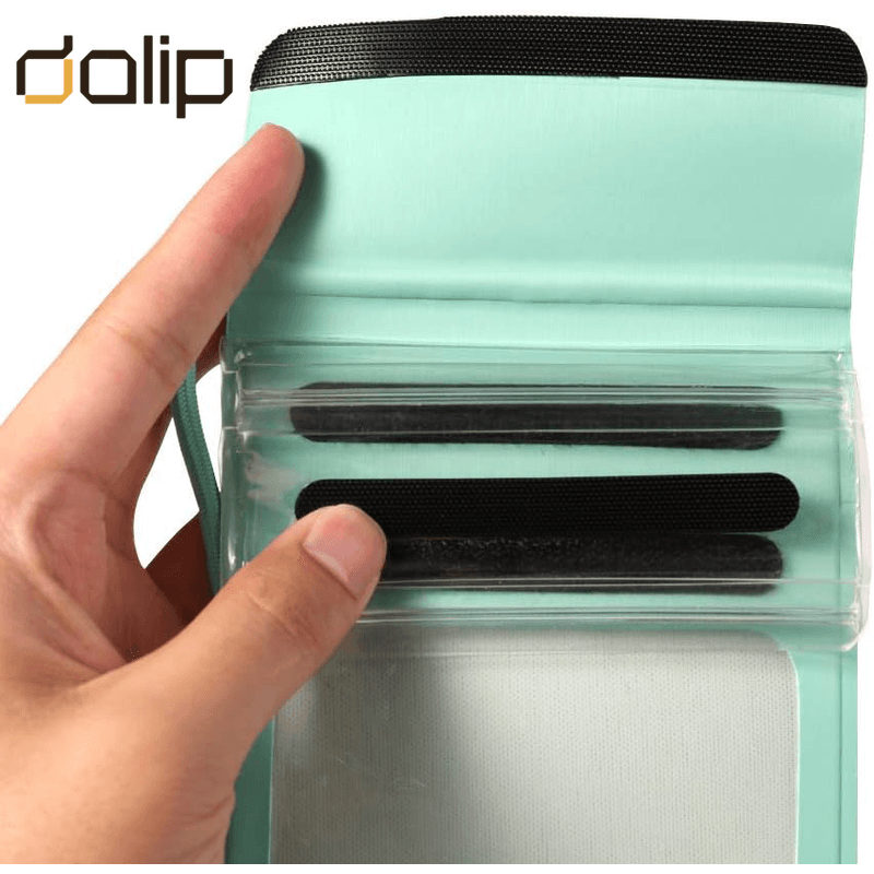 Laptop, Telefoane si Tablete - Telefoane mobile si accesorii - Accesorii Telefoane - Huse telefoane - Husa pentru telefoane pana 6.8 inch, Dalip UnderwaterPro IPX8, adancime maxima 30m, PVC, Albastru - Infinity.ro