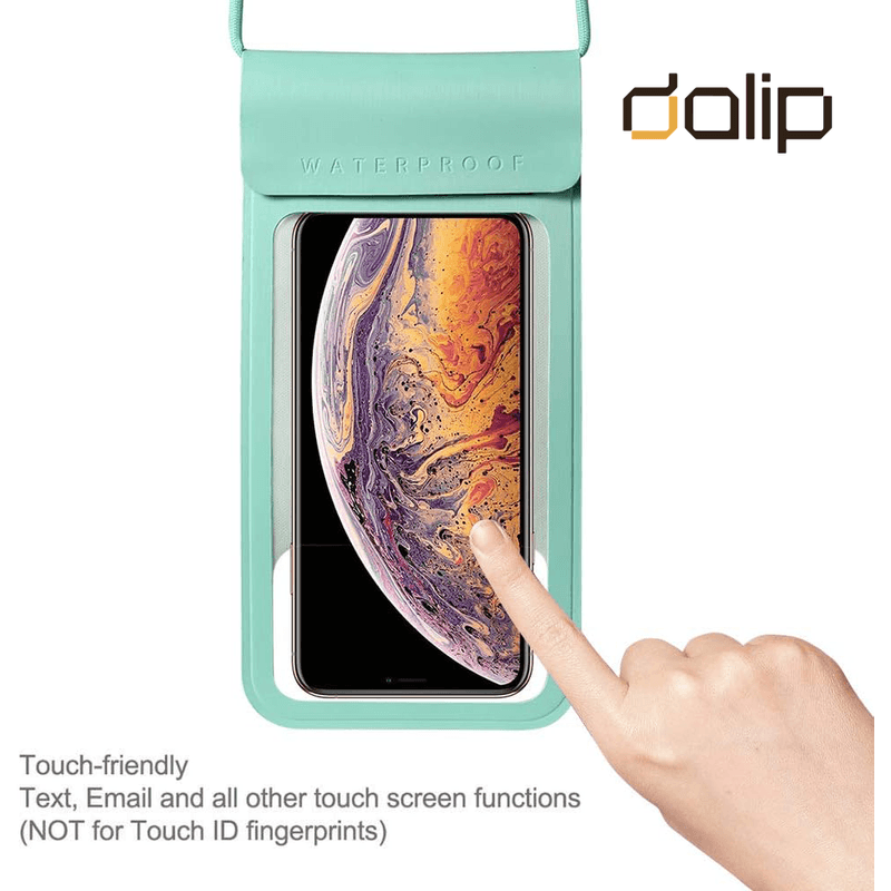 Laptop, Telefoane si Tablete - Telefoane mobile si accesorii - Accesorii Telefoane - Huse telefoane - Husa pentru telefoane pana 6.8 inch, Dalip UnderwaterPro IPX8, adancime maxima 30m, PVC, Albastru - Infinity.ro