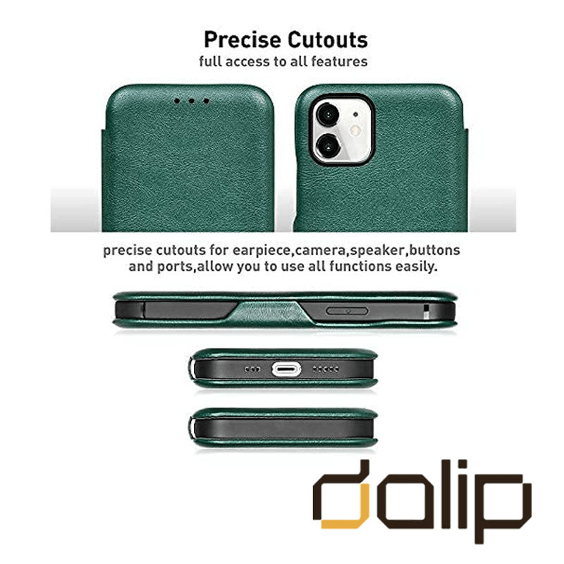 Laptop, Telefoane si Tablete - Telefoane mobile si accesorii - Accesorii Telefoane - Huse telefoane - Husa pentru Google Pixel 8, Dalip Flip Safe Protect, Verde - Infinity.ro