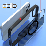 Laptop, Telefoane si Tablete - Telefoane mobile si accesorii - Accesorii Telefoane - Huse telefoane - Husa pentru Apple iPhone 15 Plus, Dalip DuoX, Poliuretan Termoplastic, Negru-Transparent - Infinity.ro