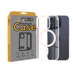 Laptop, Telefoane si Tablete - Telefoane mobile si accesorii - Accesorii Telefoane - Huse telefoane - Husa pentru Apple iPhone 15 Pro Max, Dalip Magsafe Charge, Silicon Ultra Clear, Roz-Transparent - Infinity.ro