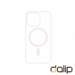 Laptop, Telefoane si Tablete - Telefoane mobile si accesorii - Accesorii Telefoane - Huse telefoane - Husa pentru Apple iPhone 15 Pro Max, Dalip Magsafe Charge, Silicon Ultra Clear, Roz-Transparent - Infinity.ro