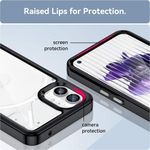 Laptop, Telefoane si Tablete - Telefoane mobile si accesorii - Accesorii Telefoane - Huse telefoane - Husa de protectie compatibila cu Nothing Phone 1 5G, Hybrid Hard Acrylic, TPU, Negru-Transparent - Infinity.ro