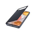 Laptop, Telefoane si Tablete - Telefoane mobile si accesorii - Accesorii Telefoane - Huse telefoane - Husa de protectie originala Samsung compatibila cu Galaxy A42, S View Wallet, piele, Bleumarin - Infinity.ro