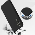 Laptop, Telefoane si Tablete - Telefoane mobile si accesorii - Accesorii Telefoane - Huse telefoane - Husa de protectie compatibila cu Samsung Galaxy A34, protectie ridicata camera spate, silicon, Negru - Infinity.ro