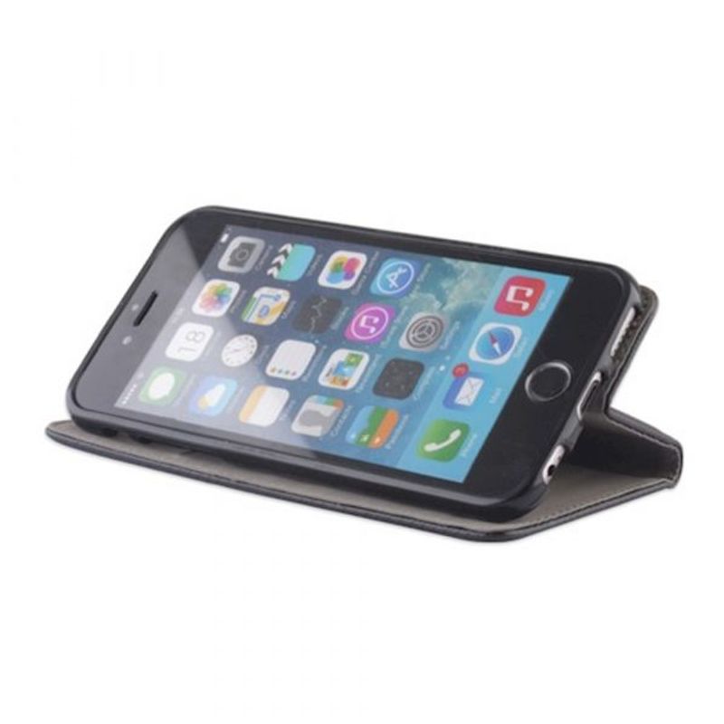 Laptop, Telefoane si Tablete - Telefoane mobile si accesorii - Accesorii Telefoane - Huse telefoane - Husa de protectie flip cover compatibila cu Motorola Moto G8 Power, Smart Magnet Case, piele ecologica, Negru - Infinity.ro