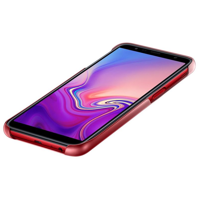 Laptop, Telefoane si Tablete - Telefoane mobile si accesorii - Accesorii Telefoane - Huse telefoane - Husa pentru Samsung Galaxy J6 plus, Dalip Step by Step, TPU, Rosu - Infinity.ro