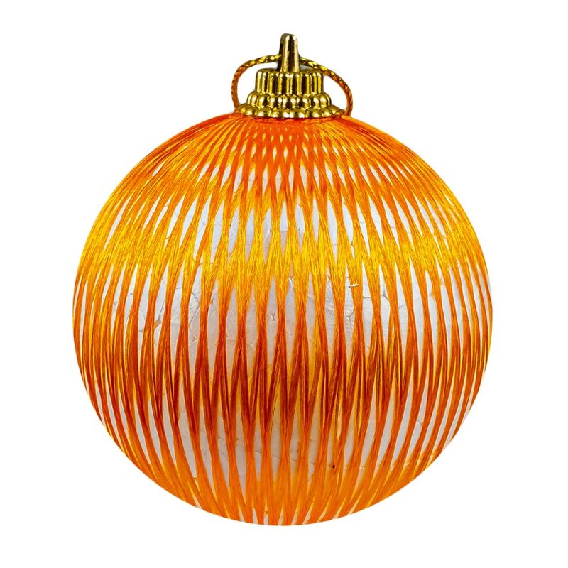 Casa si Gradina - Decoratiuni - Decoratiuni de sezon - Globuri pom Craciun, Portocalii, 26 buc/set - Infinity.ro