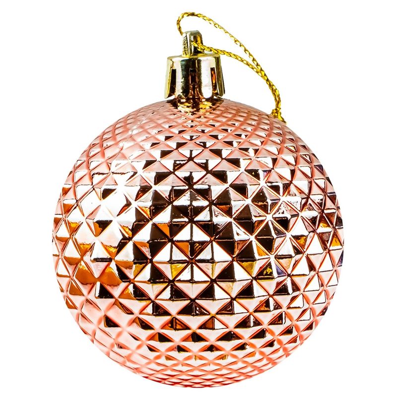 Casa si Gradina - Decoratiuni - Decoratiuni de sezon - Globuri pom Craciun, Portocalii, 26 buc/set - Infinity.ro