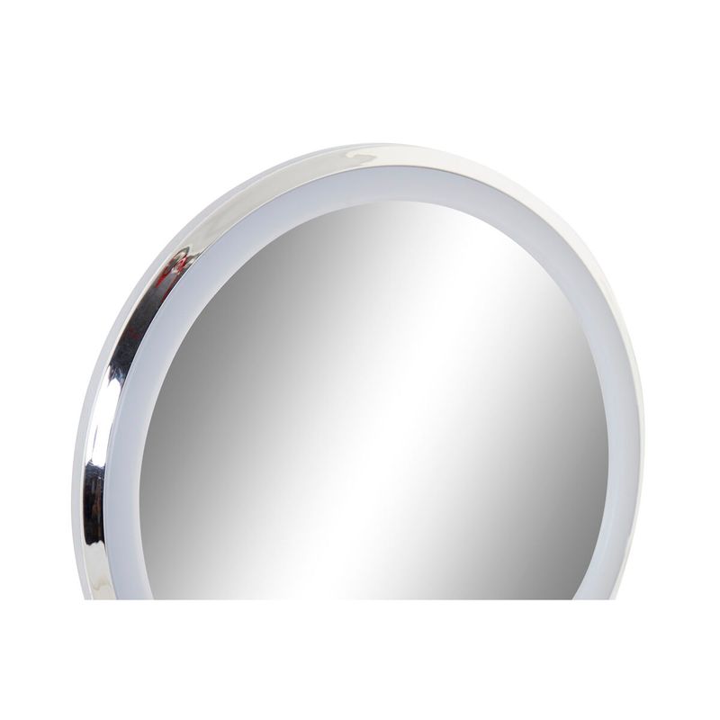 Casa si Gradina - Mobilier - Mobilier baie - Oglinzi baie - Oglinda cu Efect de Marire cu LED DKD Home Decor Argintiu Metal 20 x 11 x 37 cm - Infinity.ro