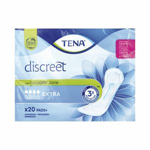 Absorbante Normale fara Aripioare Tena Discreet Extra 20 Unitati