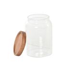 Casa si Gradina - Bucatarie si vesela - Organizare si depozitare bucatarie - Borcane si capace - Set de 3 tuburi DKD Home Decor Salcam Sticla borosilicata (1 L) (400 ml) (700 ml) (3 Piese) - Infinity.ro