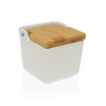 Casa si Gradina - Bucatarie si vesela - Organizare si depozitare bucatarie - Cutii alimentare - Solnita cu capac Versa Alb Dolomite (9 x 8 x 9 cm) - Infinity.ro