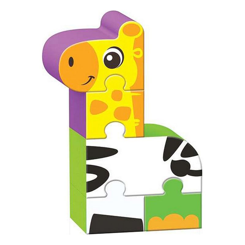 Jucarii, Copii si Bebe - Jucarii si jocuri - Jucarii bebelusi - Jucarii zornaitoare - Puzzle pentru Copii Reig Zoo Blocks 22 Piese - Infinity.ro