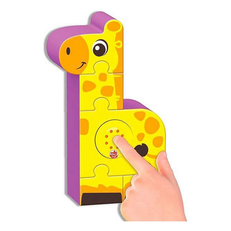 Jucarii, Copii si Bebe - Jucarii si jocuri - Jucarii bebelusi - Jucarii zornaitoare - Puzzle pentru Copii Reig Zoo Blocks 22 Piese - Infinity.ro