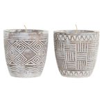 Casa si Gradina - Decoratiuni - Aromaterapie si lumanari - Lumanari si candele - Lumanare DKD Home Decor Lemn Ceara (2 Unitati) - Infinity.ro