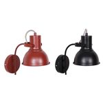 Casa si Gradina - Corpuri si surse de iluminat - Plafoniere, aplice si spoturi - Lampa de Perete DKD Home Decor 15 x 20 x 28 cm 16,5 x 26 x 28 cm Rosu Negru Metal 220 V 50 W Loft (2 Unitati) - Infinity.ro