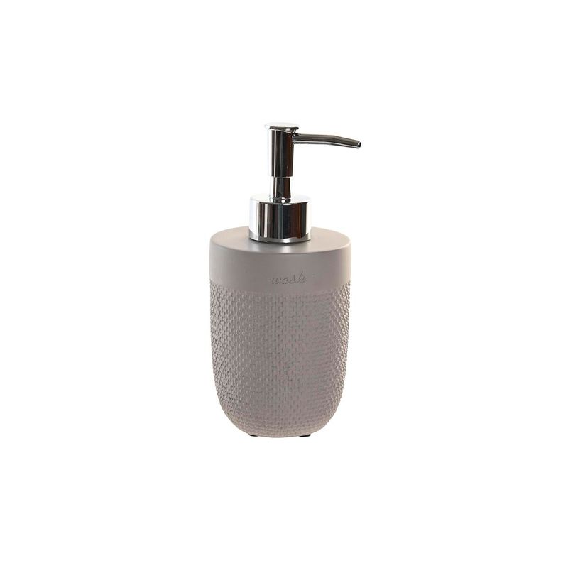 Casa si Gradina - Sanitare - Suporturi si accesorii baie - Dispensere - Dozator de Sapun DKD Home Decor Gri Цимент polipropilena - Infinity.ro