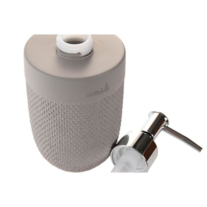 Casa si Gradina - Sanitare - Suporturi si accesorii baie - Dispensere - Dozator de Sapun DKD Home Decor Gri Цимент polipropilena - Infinity.ro